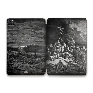 Paintings iPad case Horror iPad 10th 9th gen iPad Air 5 4 Pro 12.9 11 Mini 6th iPad 10.2 10.9 Vintage art Aesthetic dark academia iPad case