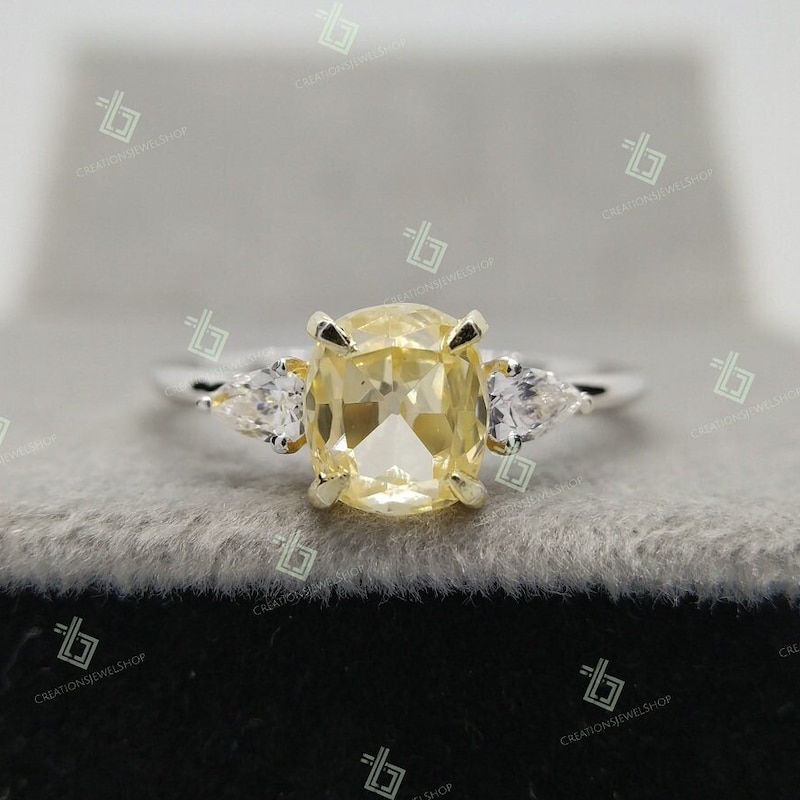 Canary Diamond Ring - Etsy