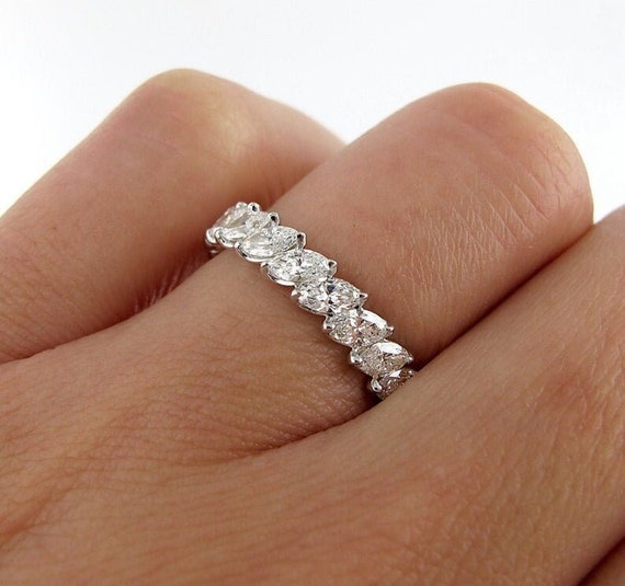 Marquise cut deals eternity ring