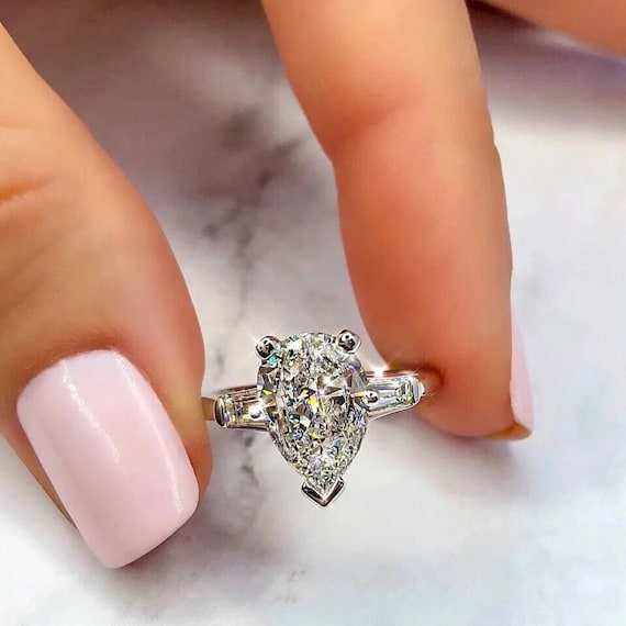 Pear Shape Diamond Engagement Ring | Jewelry By Marsha