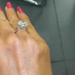 5 Carat Round Solitaire Diamond Engagement Ring Large Solitaire