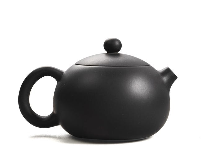 180ml Handmade Jian Shui Zi Tao Xi Shi Teapot-Handmade Pottery Teawares