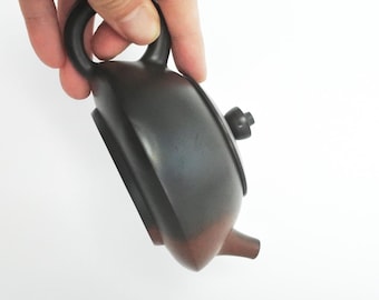 180ml Handmade Nixing Clay Teapot,Nixing"Shi Piao"石瓢 Teapot