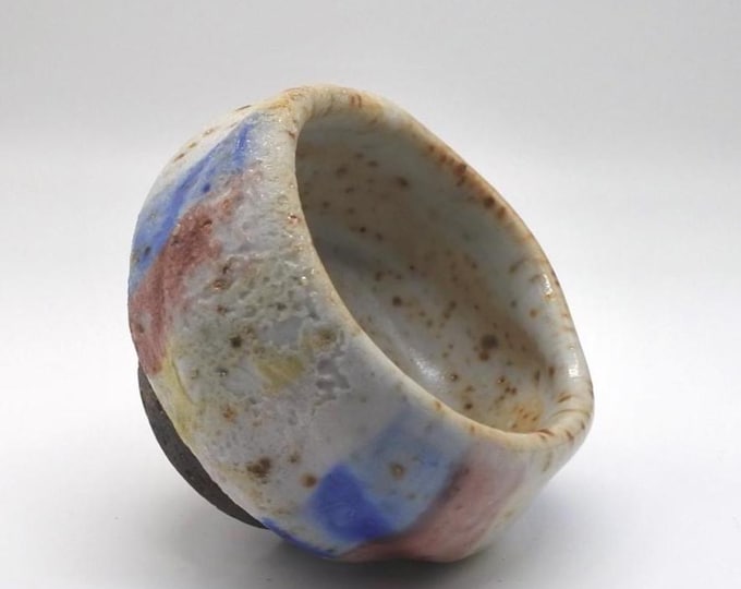 120ml Jingdezhen Handmade Wood Fired Zhiye志野 Glaze Tea Bowl