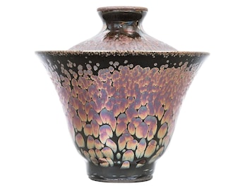 120ml Handmade Purple Oil Spot Jianzhan Tenmoku Gaiwan