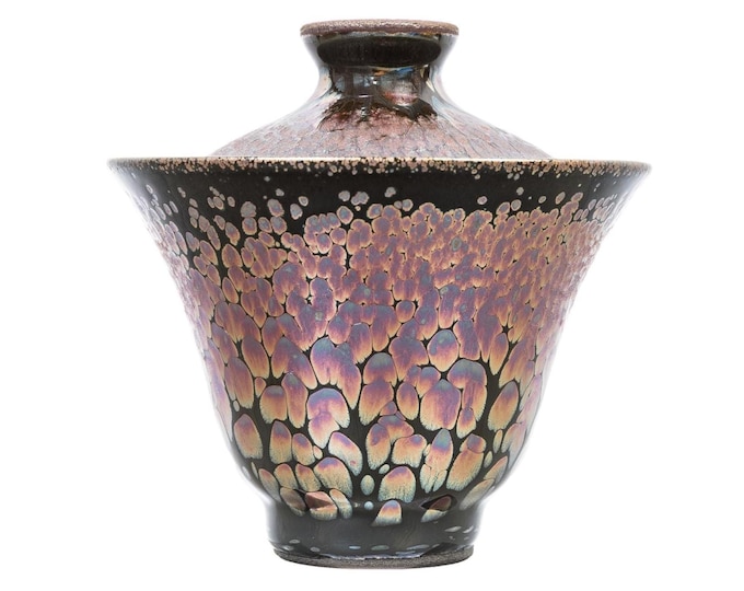 120ml Handmade Purple Oil Spot Jianzhan Tenmoku Gaiwan