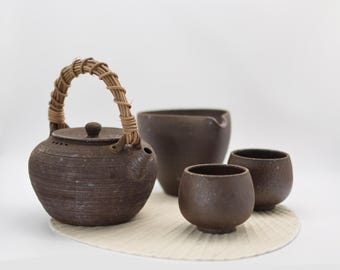 Handmade 450ml Top-handmade Pottery Kettle, Carbon Stove Kettle