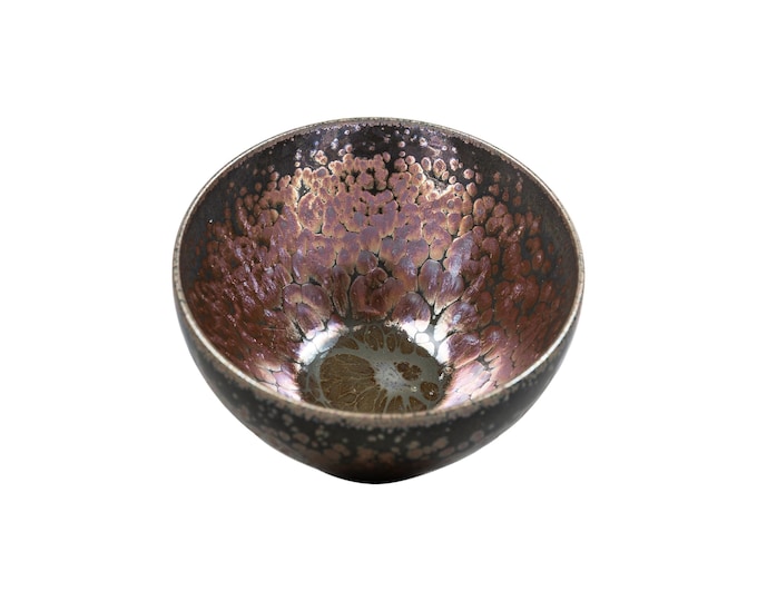80ml / 2.7 oz Jianzhan Tenmoku Tea Bowl-Purple Oil Spot