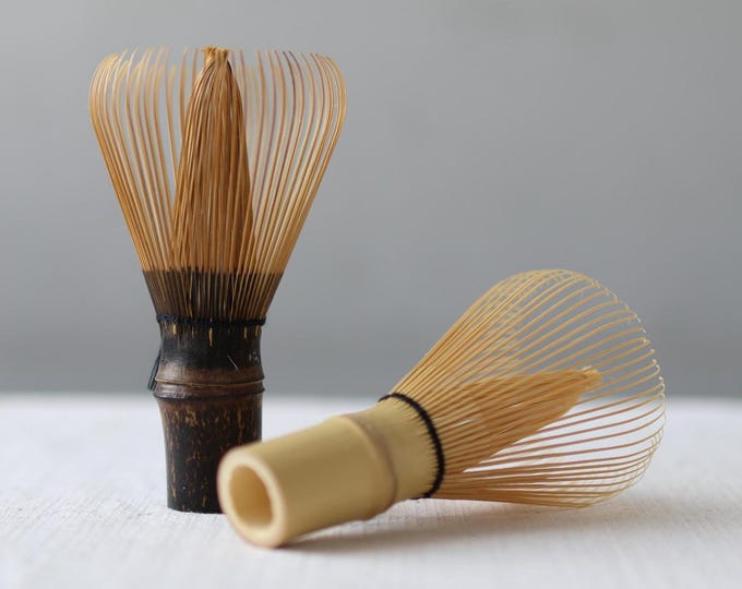 64-Tine Bamboo Matcha Whisk, Japanese Tea Ceremony Tool, Matcha Making Accessory
