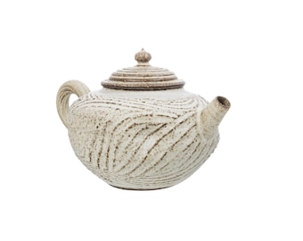 160ml Jingdezhen景德镇 Fen-yin粉引Glaze Pottery Teapot