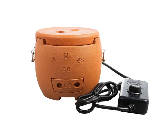 110V/220V Handmade Chaozhou Electric Carbon Stove,Pottery Stove for Chaozhou Kungfu Tea Set