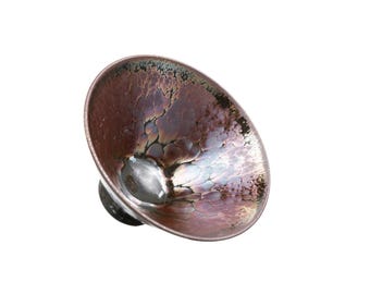 9.3/5.3cm 100ml Jianzhan Tenmoku Purple Oil Spot Tea Bowl