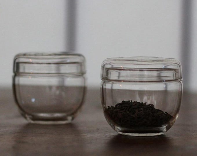 Small Glass Tea Jar, Tea Storage Jar for Airing Tea