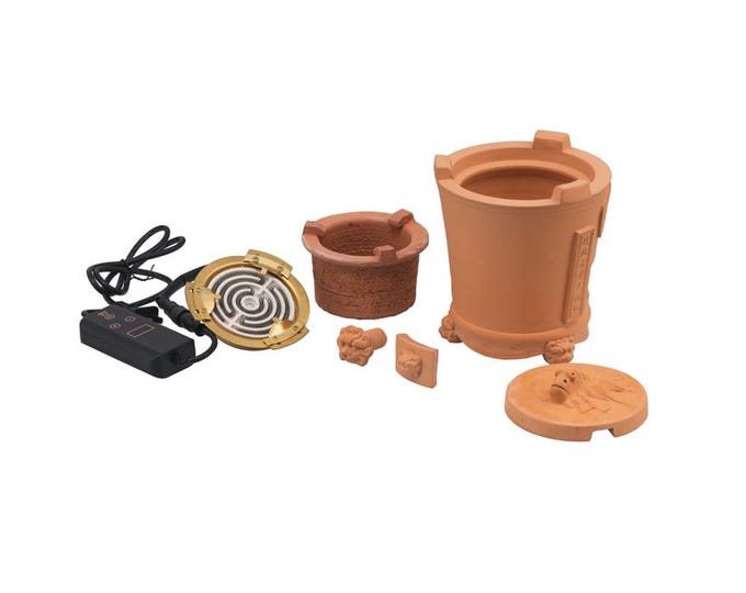 Featured listing image: Handmade Chaozhou Electric Carbon Stove,Pottery Stove for Chaozhou Kungfu Tea Set