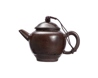 200ml Jianzhan Tenmoku Teapot -handmade Teapot for Puerh Tea, Dark Tea