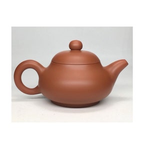 100cc Handmade Chaozhou Red Clay Teapot,"Pear-shaped" Teapot for Oolong Tea-Chinese Gongfu Teawares