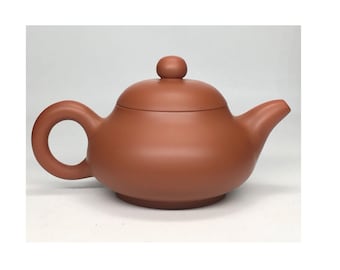 100cc Handmade Chaozhou Red Clay Teapot,"Pear-shaped" Teapot for Oolong Tea-Chinese Gongfu Teawares