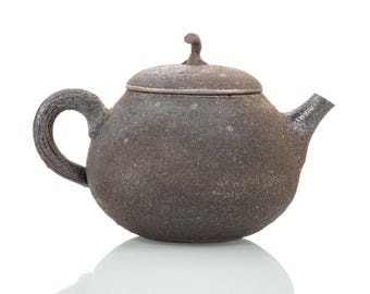 160ml Handmade Pottery Clay Teapot,Pumpkin Teapot