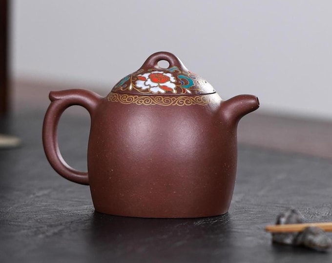 330cc Handmade Yixing Zisha Teapot, Zisha Purple Clay, Qinquan Yixing Teapot