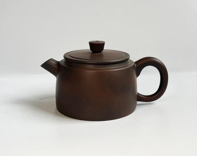 180cc Handmade Jian Shui Teapot, Horseshoe Teapot