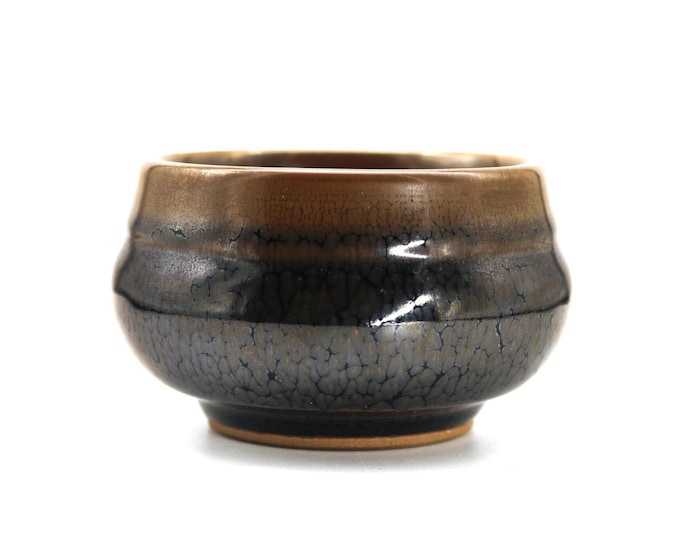 140ml / 4.7 oz 8.0*5.5cm Jianzhan Tenmoku Tea Bowl, Partridge Feather Jianzhan Chanding Tea Cup