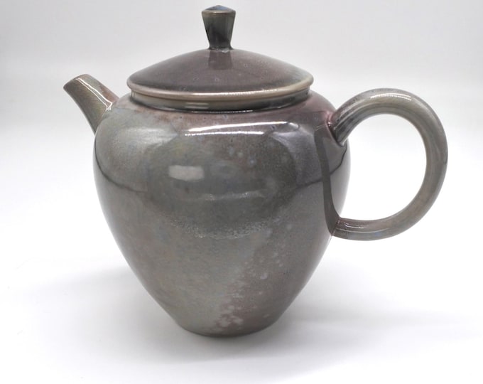 155ml Jingdezhen Handmade Wood Fired Purple Kiln Transmutation Teapot