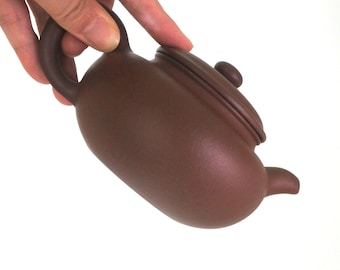 600ml / 20.29 oz Handmade Purple Clay Zi Sha" Fang gu" 仿古Teapot