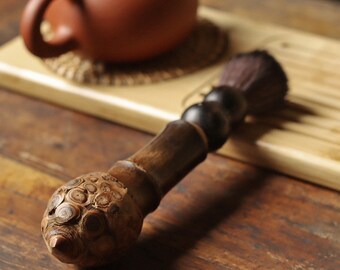 Handmade Bamboo Kungfu Teawares-Bamboo Teapot Brush
