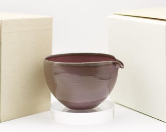 190ml / 6.42 oz Jingdezhen Handmade Wood-Fired Fair Cup - Smoke Gray Purple Tea Pitcher