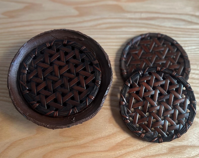 Bamboo Woven Teapot Holder Mat 110*8mm