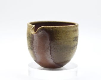 200ml Jingdezhen Handmade Wood Fired Fair Cup - Natural Ash Glaze