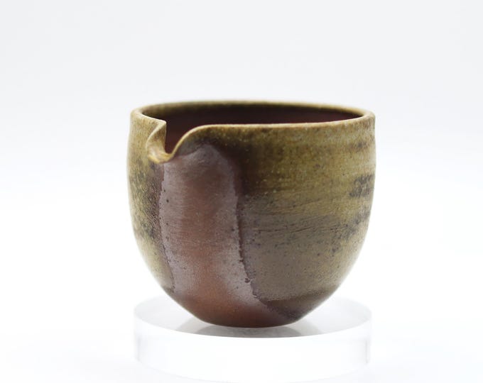 200ml Jingdezhen Handmade Wood Fired Fair Cup - Natural Ash Glaze