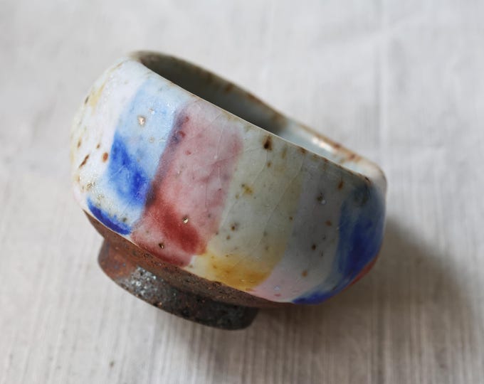 120ml Jingdezhen Handmade Wood Fired Zhiye志野 Glaze Tea Bowl