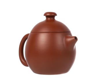 100ml / 3.38 oz Handmade Red Clay Teapot “Dragon Egg” Teapot,Chinese Kungfu Tea wares