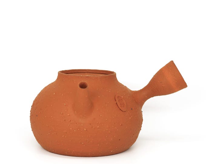 500ml / 16.9 oz Handmade Chaozhou Sha Diao 砂铫 - Kettle for Electric Stove&Carbon Stove