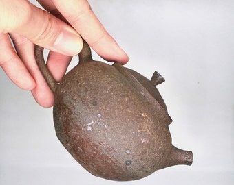 160ml Handmade Pottery Clay Teapot for Puerh Tea/Dark Tea
