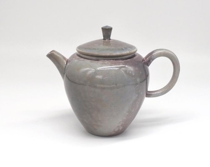 155ml Jingdezhen Handmade Wood Fired Purple Kiln Transmutation Teapot