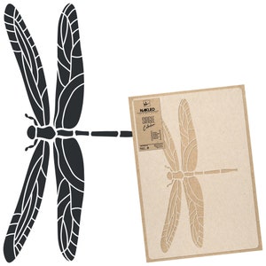 Large Wall Stencil for Painting - Dragonfly, Darning - Reusable, Plastic Template for DIY Craft - Floor, Stenciling, Art, Decor