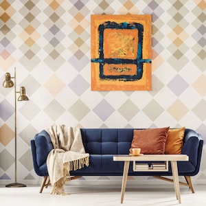 CARREAU Tile Reusable Plastic Stencil // Moroccan Geometric // Floor ...