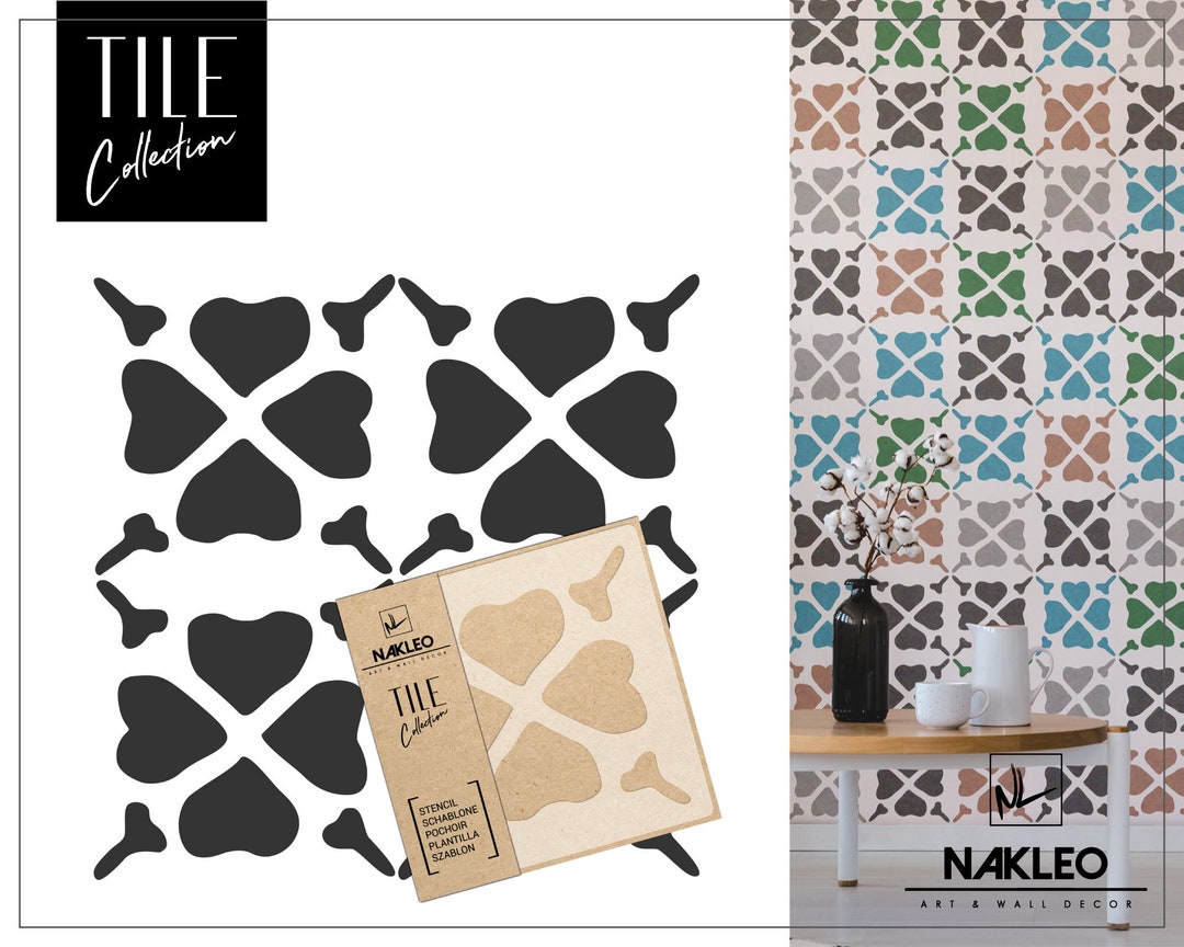 MATISSE Tile Reusable Plastic Stencil // Moroccan Geometric // - Etsy UK