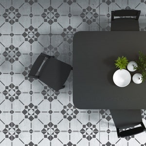 PELICHOS Tile Reusable Plastic Stencil // Moroccan Geometric - Etsy