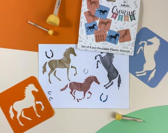 Graffiti Stencil Reusable 11.8*11.8 Inches For Painting With Paint Brush Drawing Templates For Crafts Wall Art Furniture Canvas - View #9