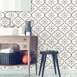 LUCCA Tile Reusable Plastic Stencil // Moroccan Geometric // - Etsy Canada