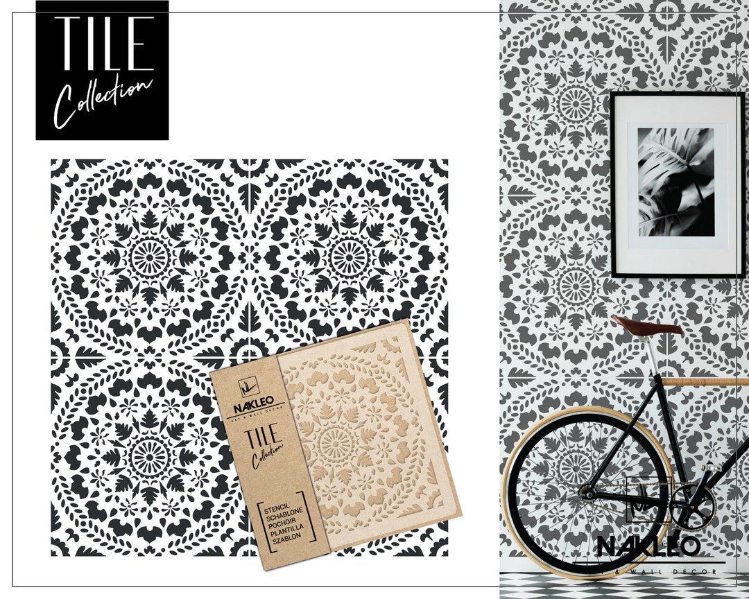 CARIA Tile Reusable Plastic Stencil // Moroccan Geometric // - Etsy