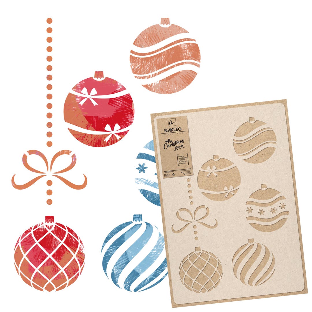NAKLEO Reusable Christmas Window Stencil - Snowflake & Tree Patterns For Artificial Snow Spray (Large 23.2x37.4") - View #12