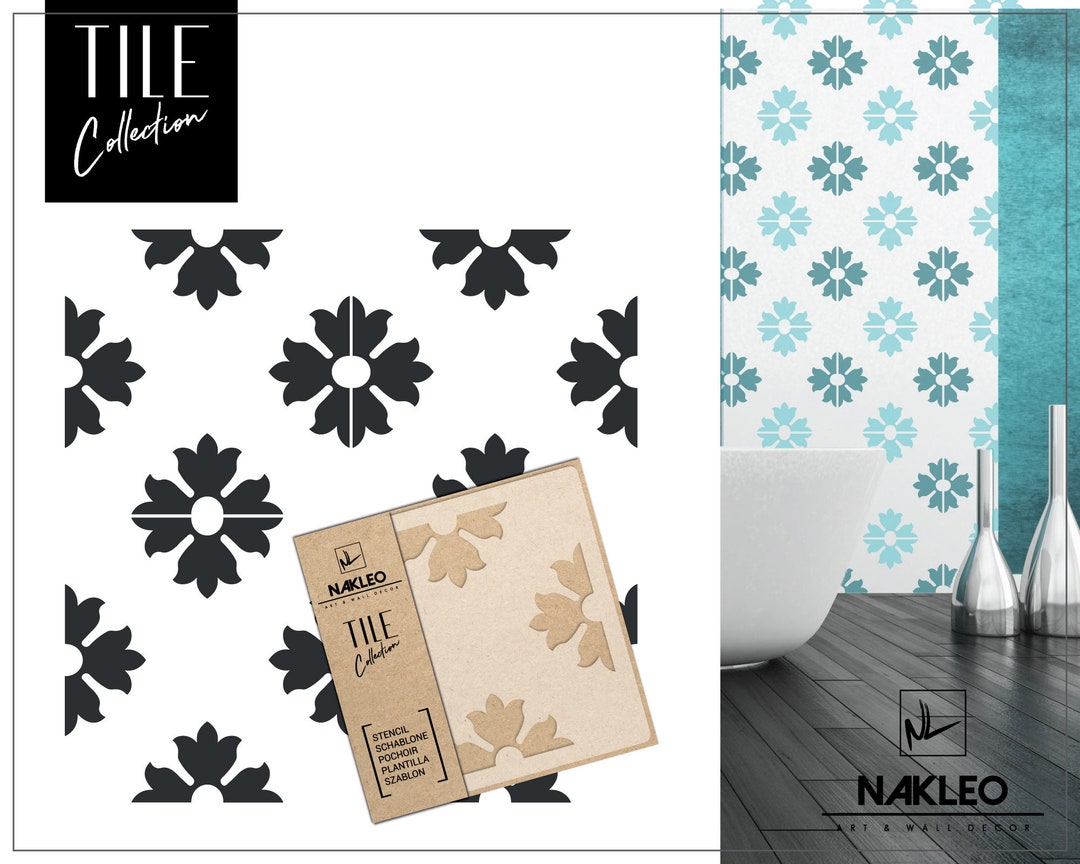 TURIZ Tile Reusable Plastic Stencil // Moroccan Geometric // - Etsy