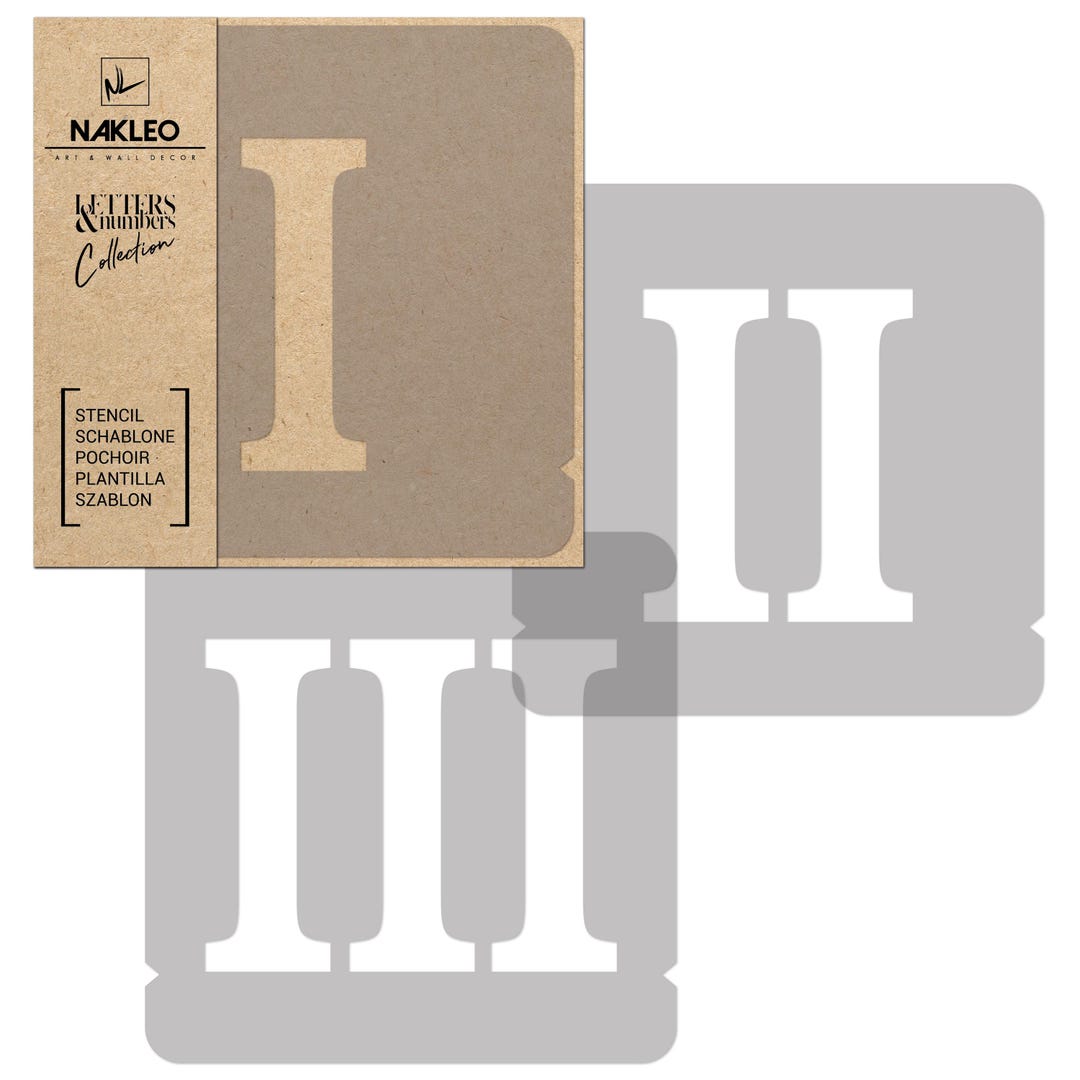 Set Roman Numbers & Signs 12 Pcs - Painting Alphabet Stencils ...
