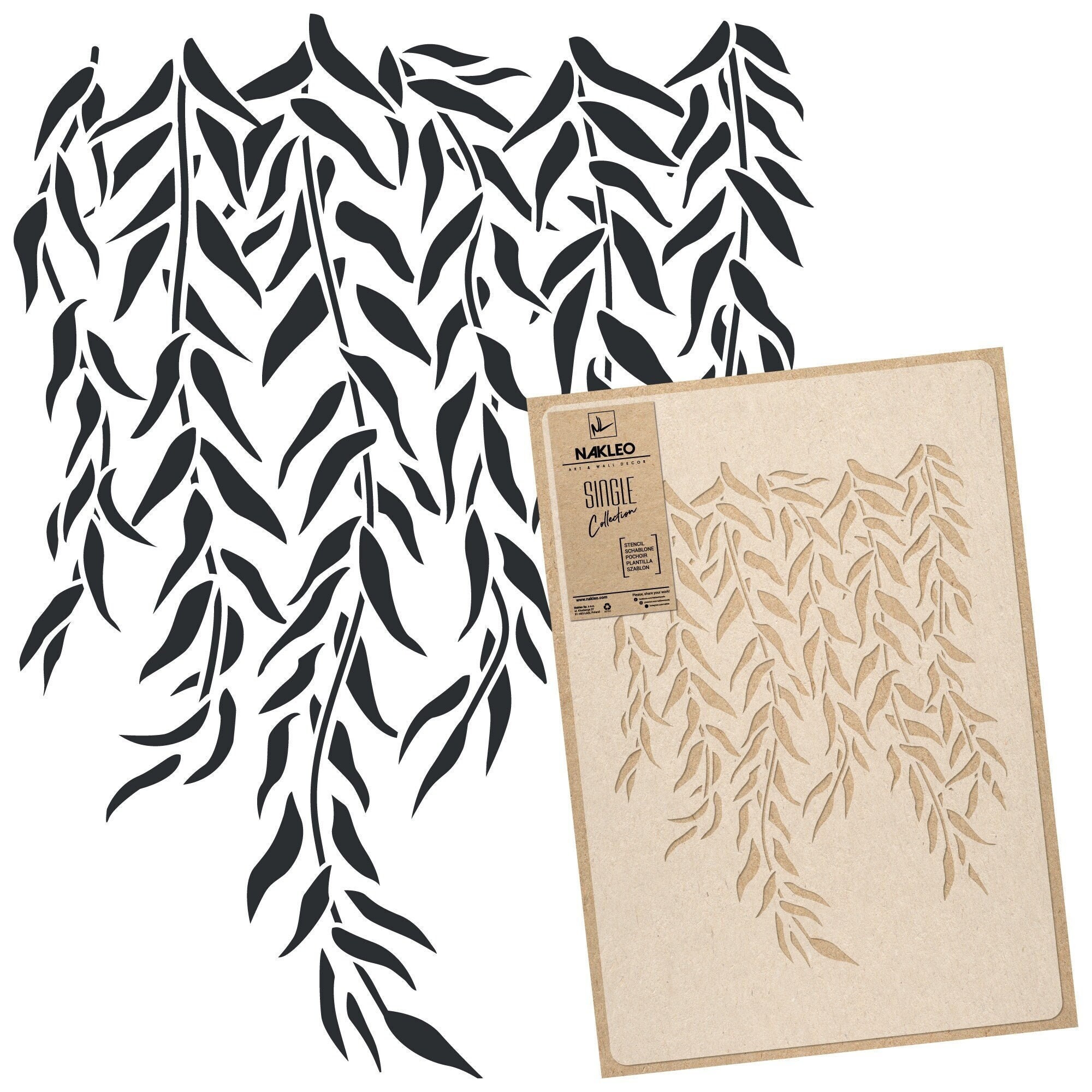 Modelli di stencil per ptura da disegno riutilizzabili in plastica