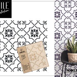 AVELEDA Tile Reusable Plastic Stencil // Moroccan Geometric // - Etsy