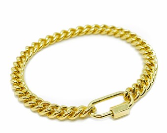 20 cm Rhinestone Bracelet Limb Bracelet 14365 Carabiner/'s Kiss bronze